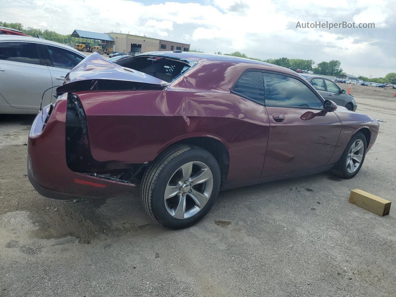 2018 Dodge Challenger Sxt Red vin: 2C3CDZAG2JH153353