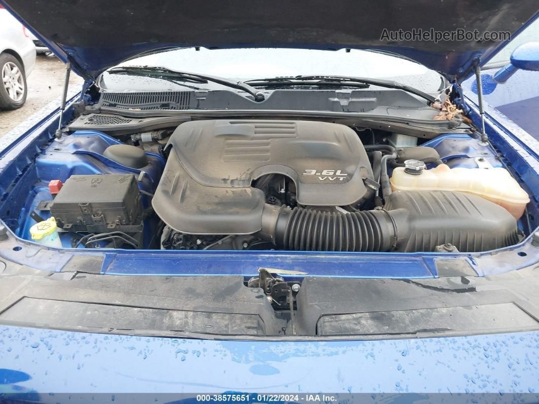 2018 Dodge Challenger Sxt Blue vin: 2C3CDZAG2JH155216