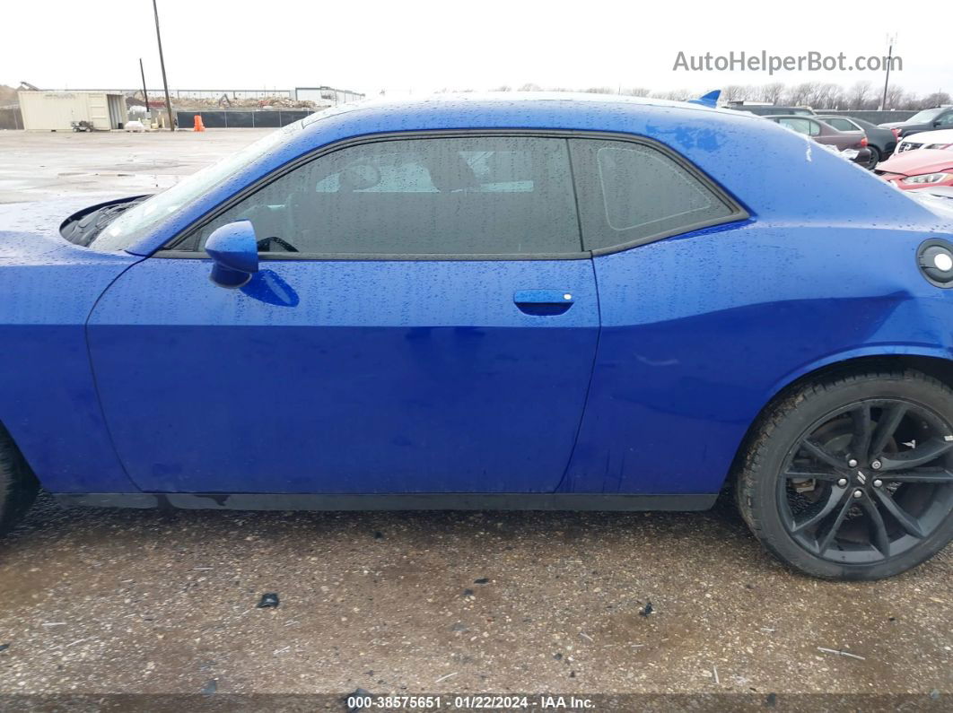 2018 Dodge Challenger Sxt Синий vin: 2C3CDZAG2JH155216