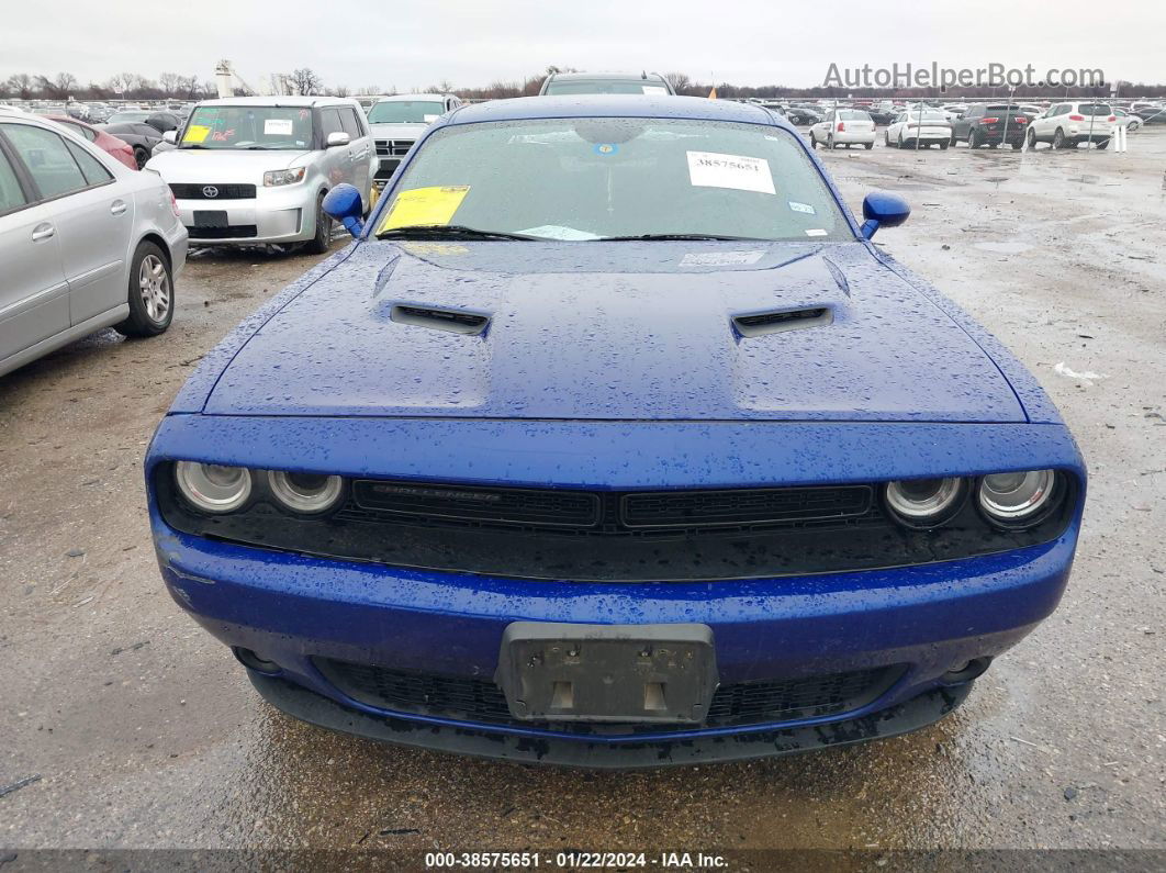 2018 Dodge Challenger Sxt Синий vin: 2C3CDZAG2JH155216