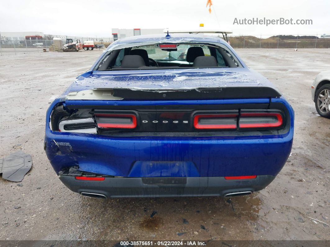 2018 Dodge Challenger Sxt Синий vin: 2C3CDZAG2JH155216