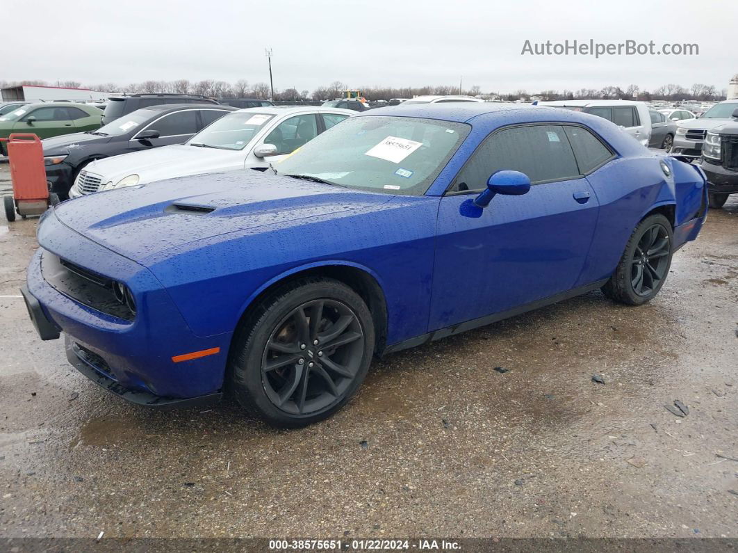 2018 Dodge Challenger Sxt Blue vin: 2C3CDZAG2JH155216