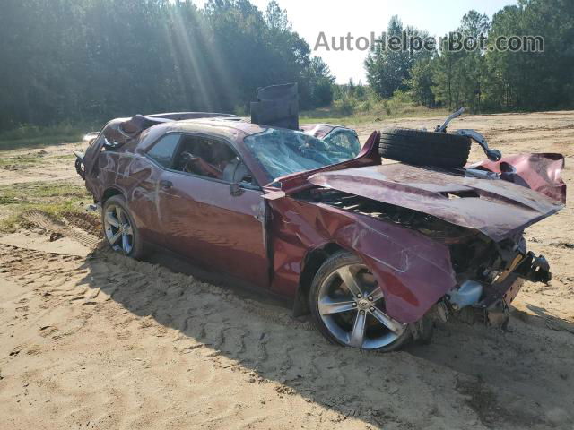 2018 Dodge Challenger Sxt Burgundy vin: 2C3CDZAG2JH178284