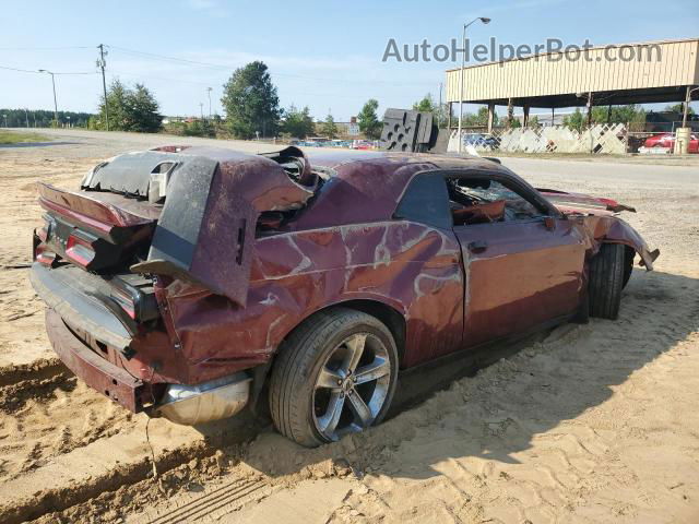 2018 Dodge Challenger Sxt Burgundy vin: 2C3CDZAG2JH178284