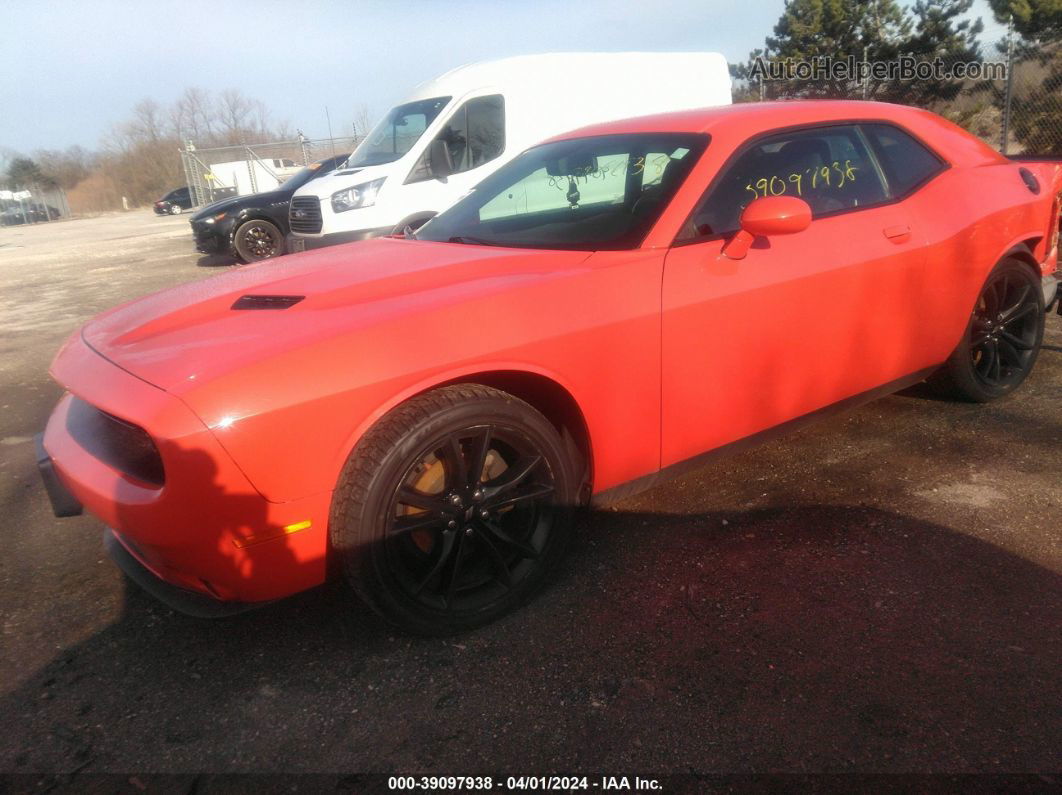 2018 Dodge Challenger Sxt Оранжевый vin: 2C3CDZAG2JH209498