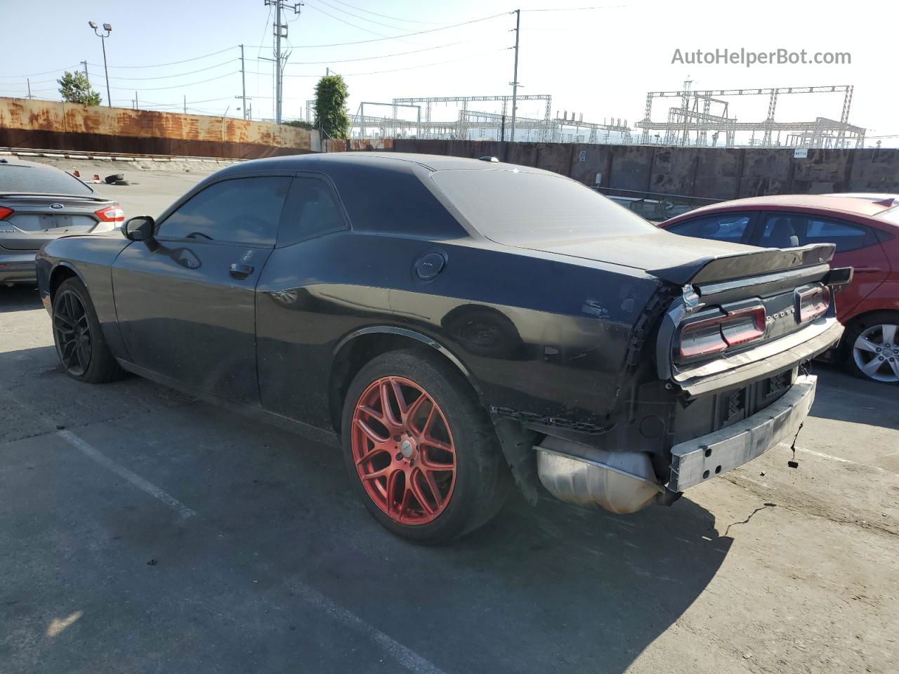 2018 Dodge Challenger Sxt Black vin: 2C3CDZAG2JH245742