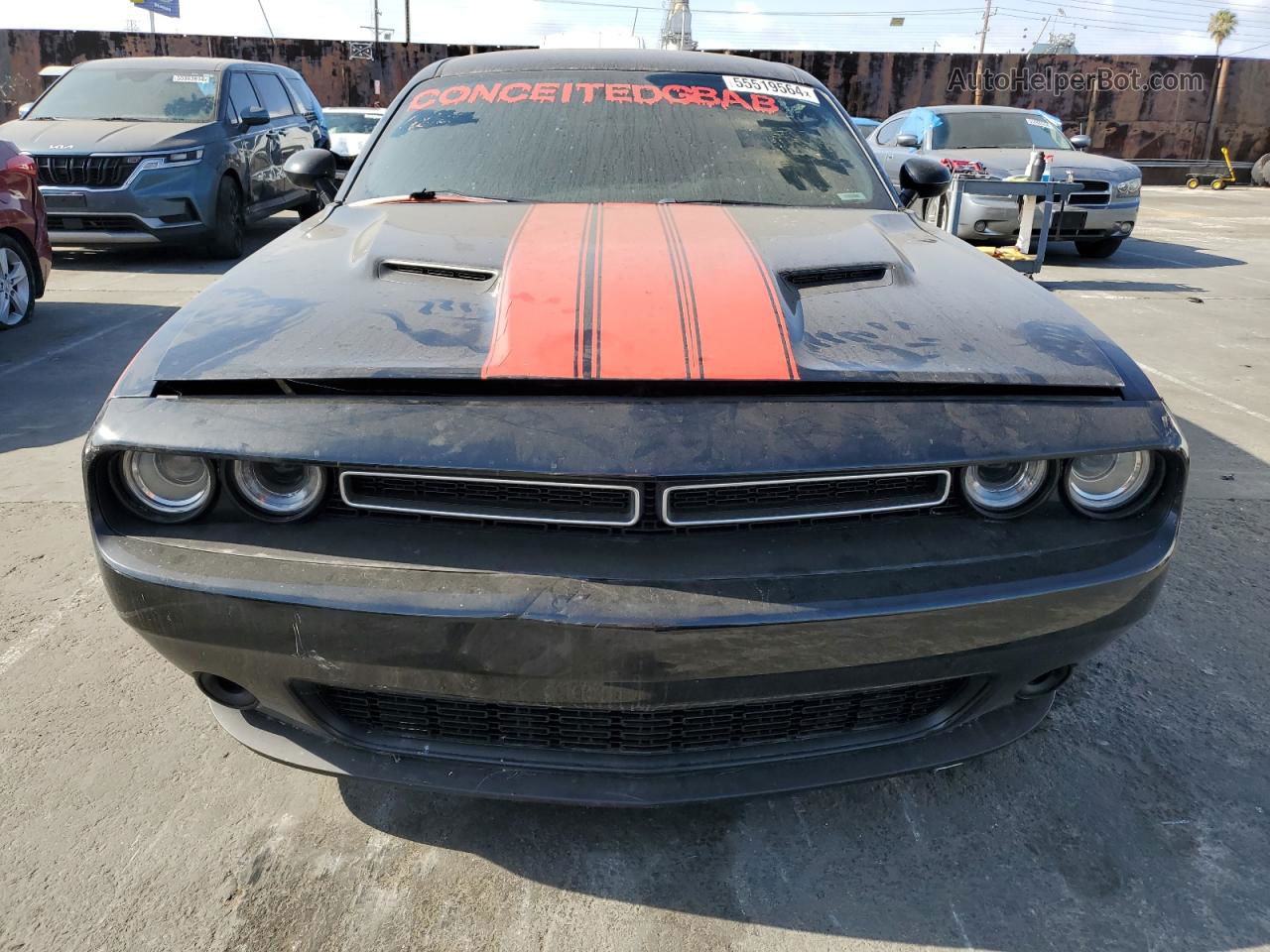 2018 Dodge Challenger Sxt Черный vin: 2C3CDZAG2JH245742