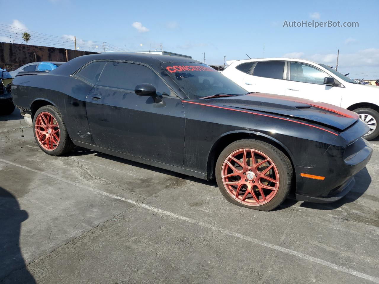 2018 Dodge Challenger Sxt Черный vin: 2C3CDZAG2JH245742