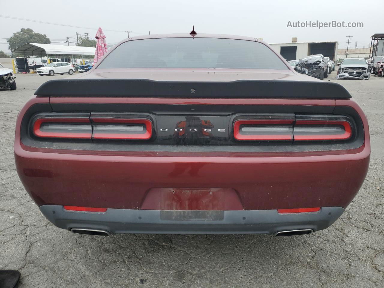 2018 Dodge Challenger Sxt Burgundy vin: 2C3CDZAG2JH251458