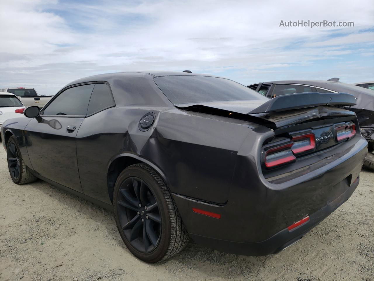 2018 Dodge Challenger Sxt Угольный vin: 2C3CDZAG2JH297050