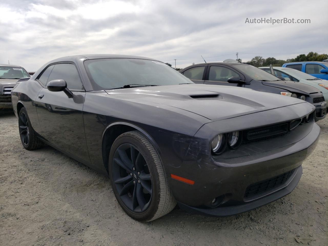 2018 Dodge Challenger Sxt Угольный vin: 2C3CDZAG2JH297050