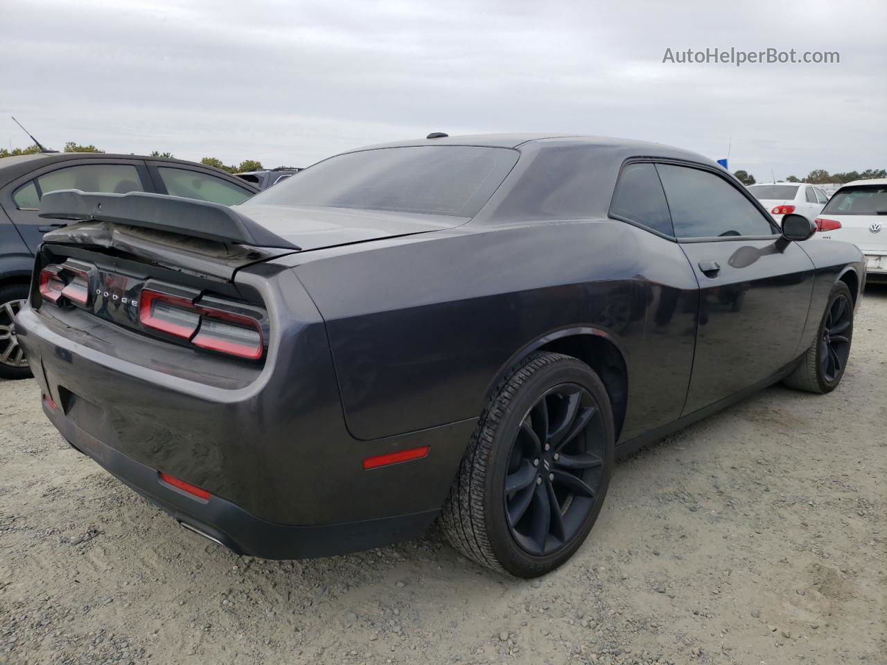 2018 Dodge Challenger Sxt Charcoal vin: 2C3CDZAG2JH297050