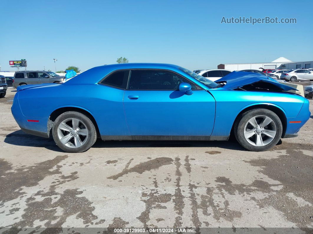 2018 Dodge Challenger Sxt Blue vin: 2C3CDZAG2JH310315