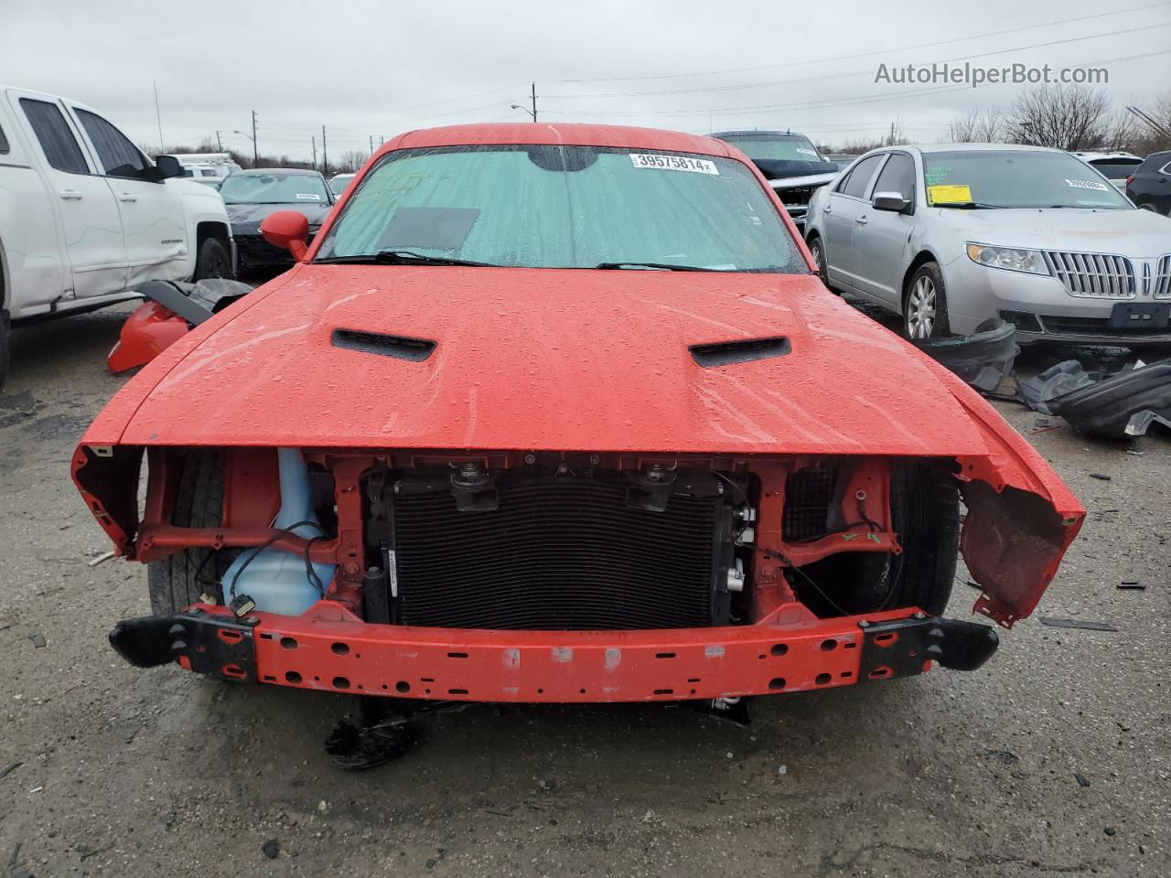 2018 Dodge Challenger Sxt Red vin: 2C3CDZAG2JH317636