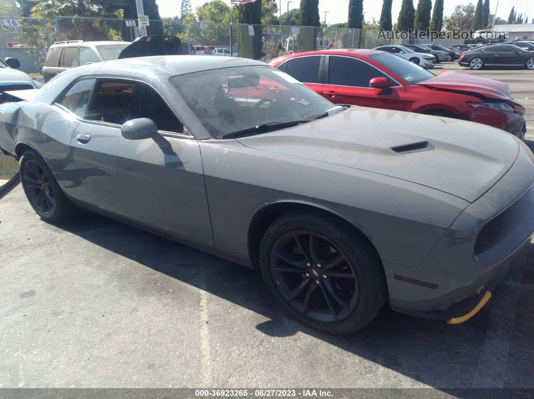 2018 Dodge Challenger Sxt Gray vin: 2C3CDZAG2JH318298