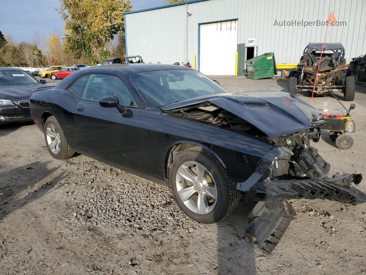 2018 Dodge Challenger Sxt Black vin: 2C3CDZAG2JH321573