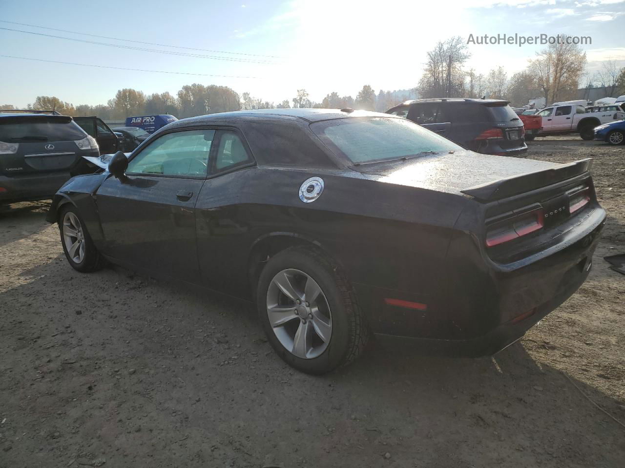 2018 Dodge Challenger Sxt Black vin: 2C3CDZAG2JH321573