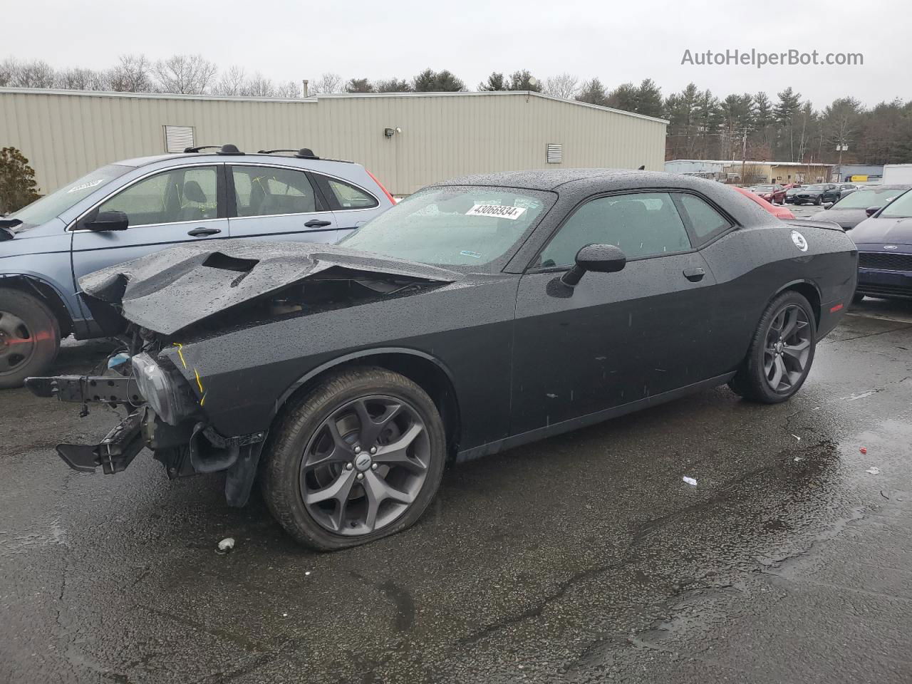 2018 Dodge Challenger Sxt Black vin: 2C3CDZAG2JH339670