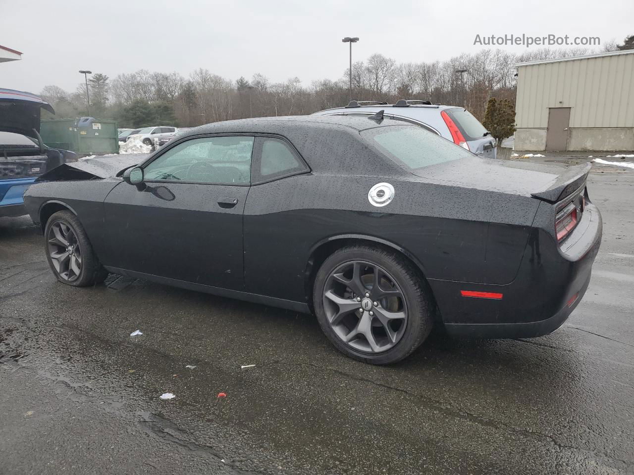 2018 Dodge Challenger Sxt Black vin: 2C3CDZAG2JH339670