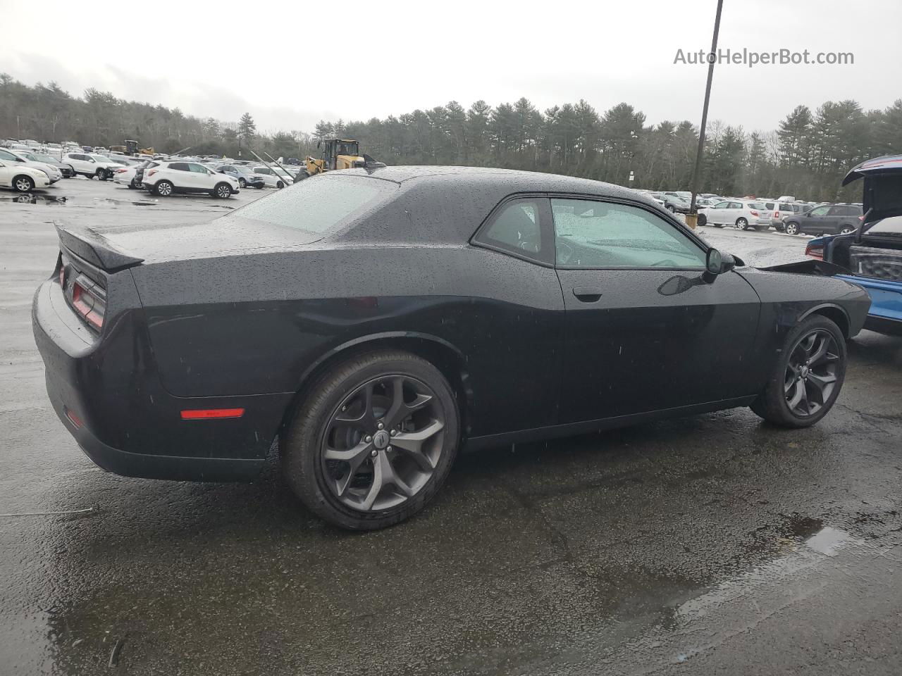 2018 Dodge Challenger Sxt Black vin: 2C3CDZAG2JH339670