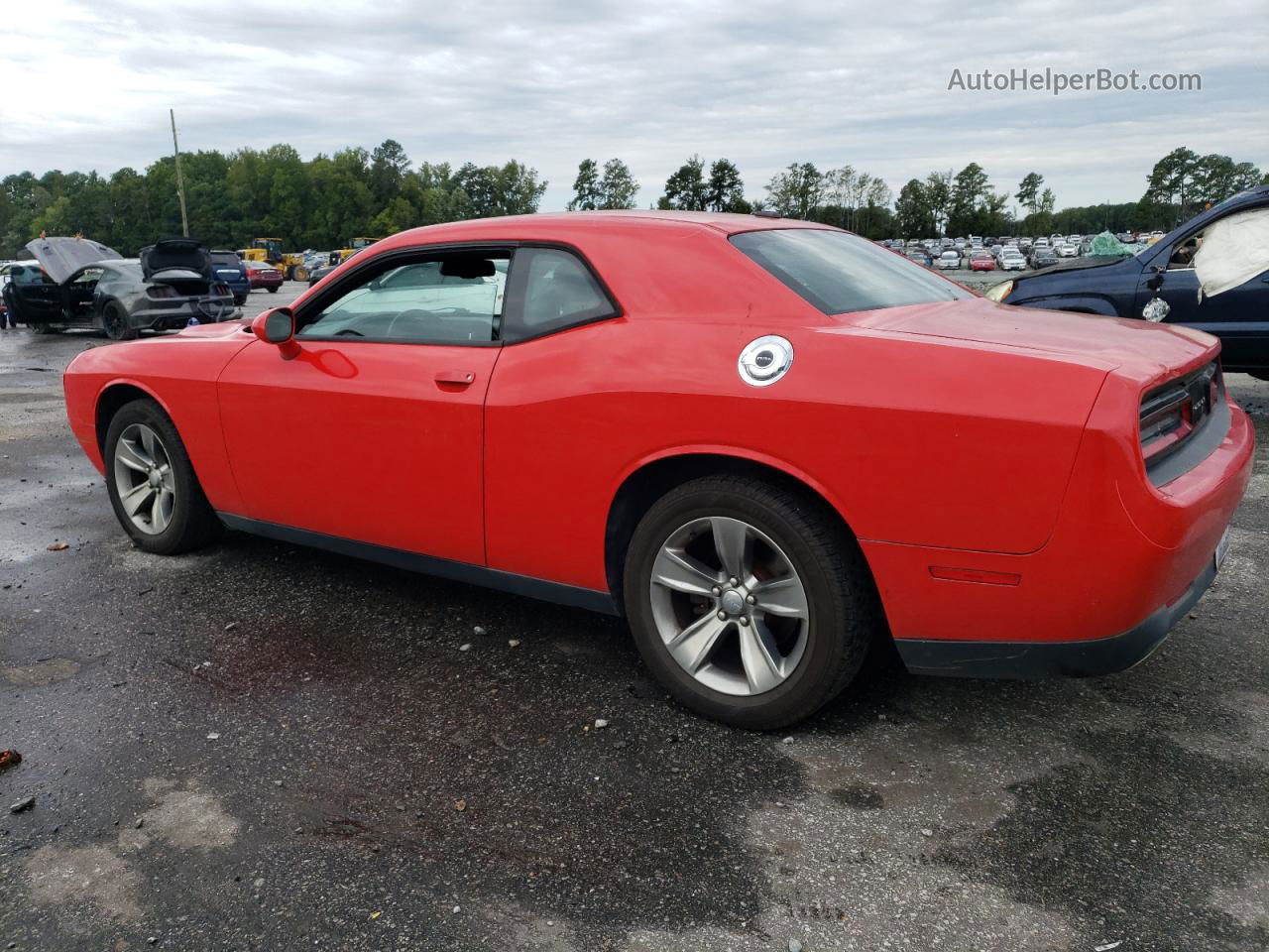 2015 Dodge Challenger Sxt Red vin: 2C3CDZAG3FH704333