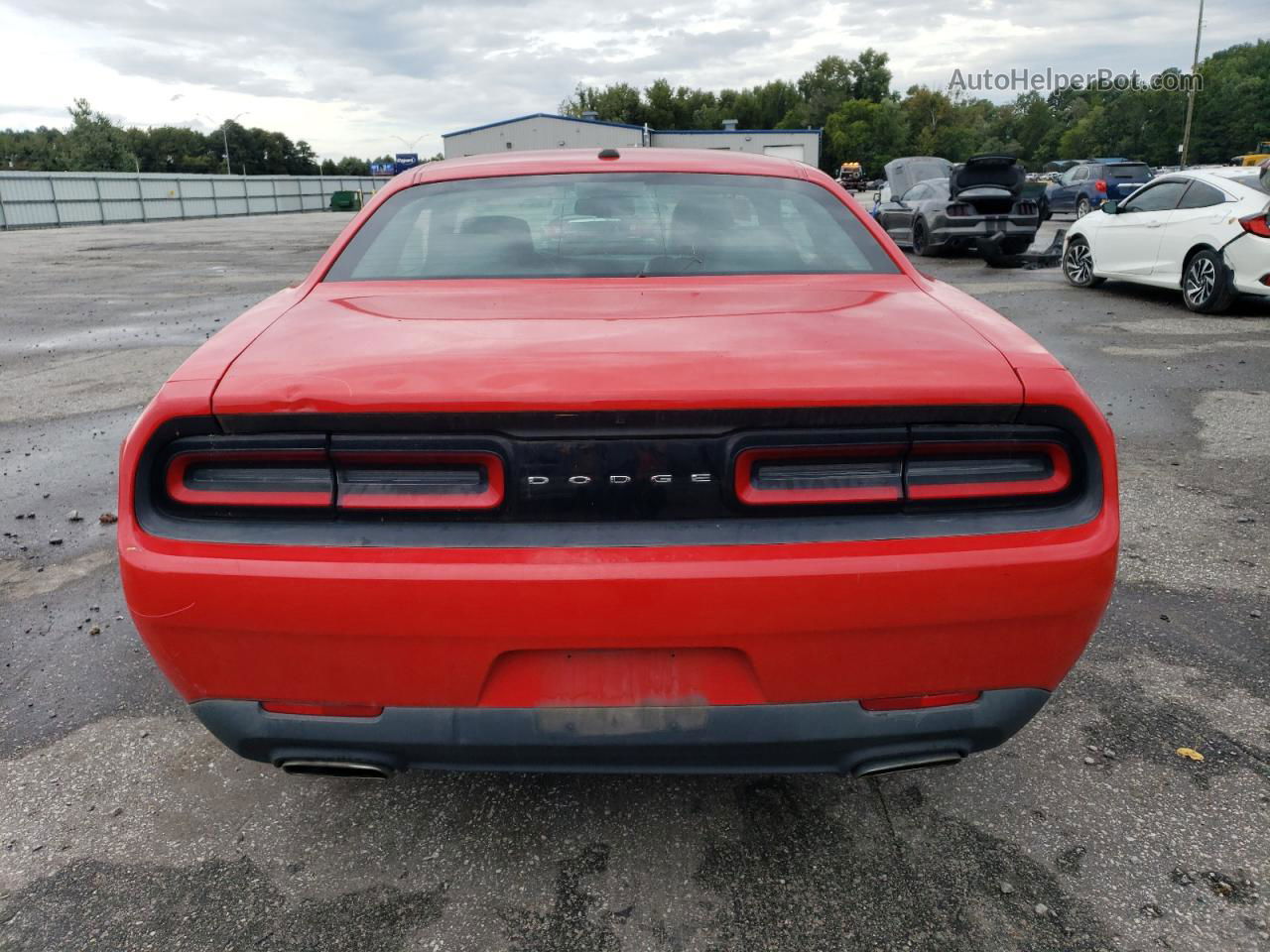 2015 Dodge Challenger Sxt Red vin: 2C3CDZAG3FH704333