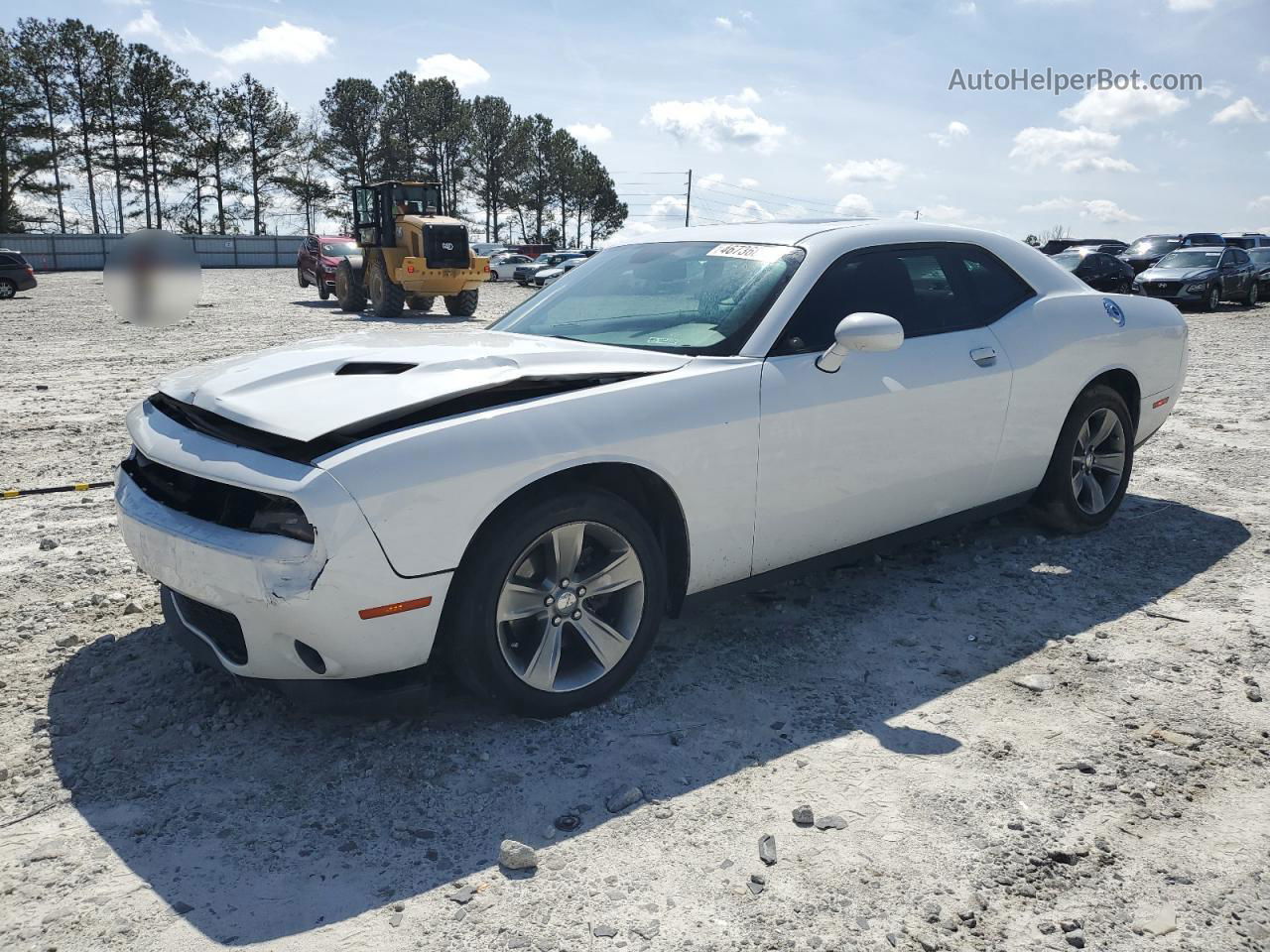 2015 Dodge Challenger Sxt White vin: 2C3CDZAG3FH710942