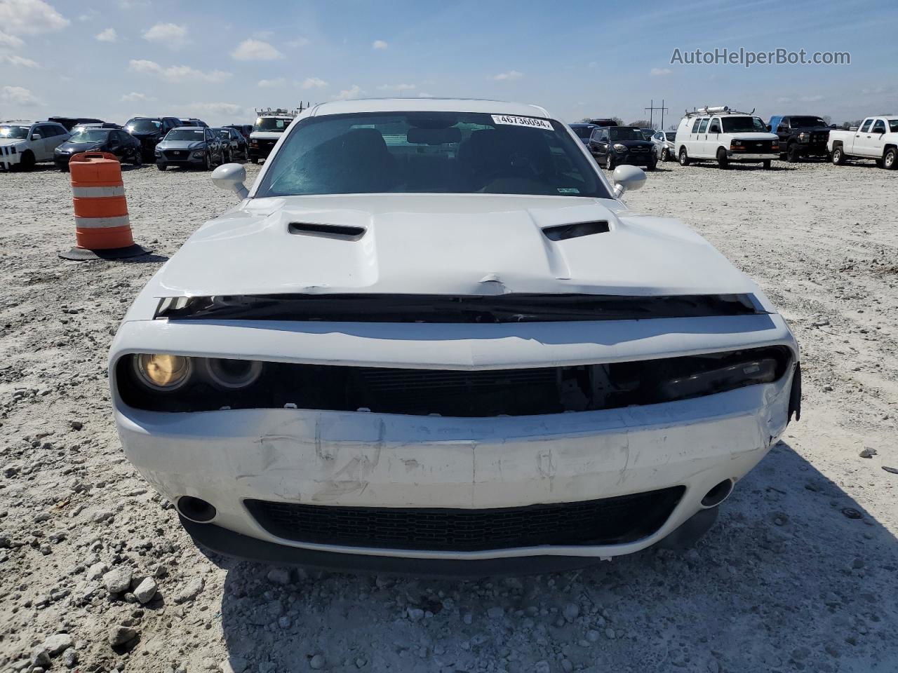 2015 Dodge Challenger Sxt White vin: 2C3CDZAG3FH710942