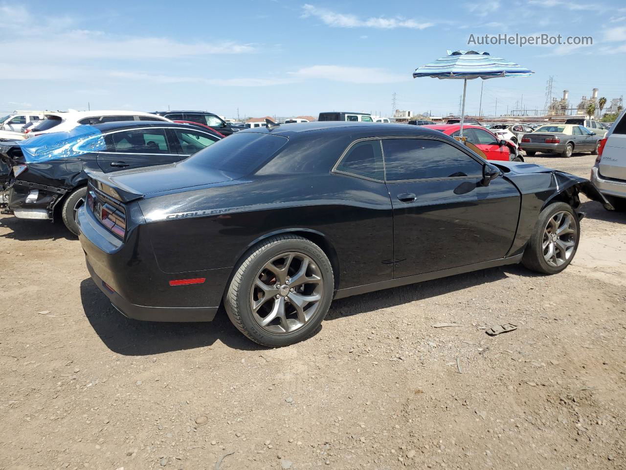 2015 Dodge Challenger Sxt Black vin: 2C3CDZAG3FH733427