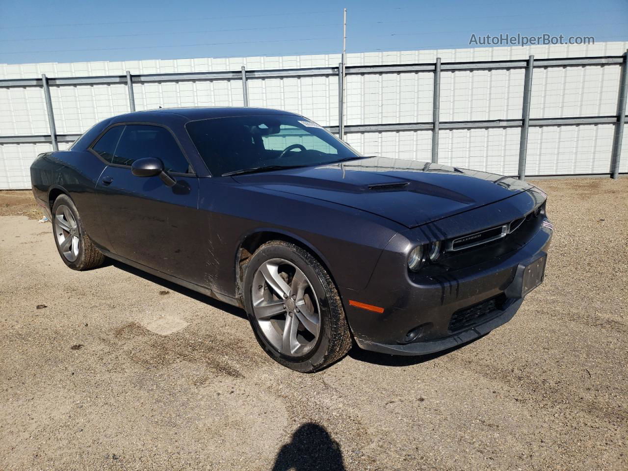 2015 Dodge Challenger Sxt Gray vin: 2C3CDZAG3FH783888