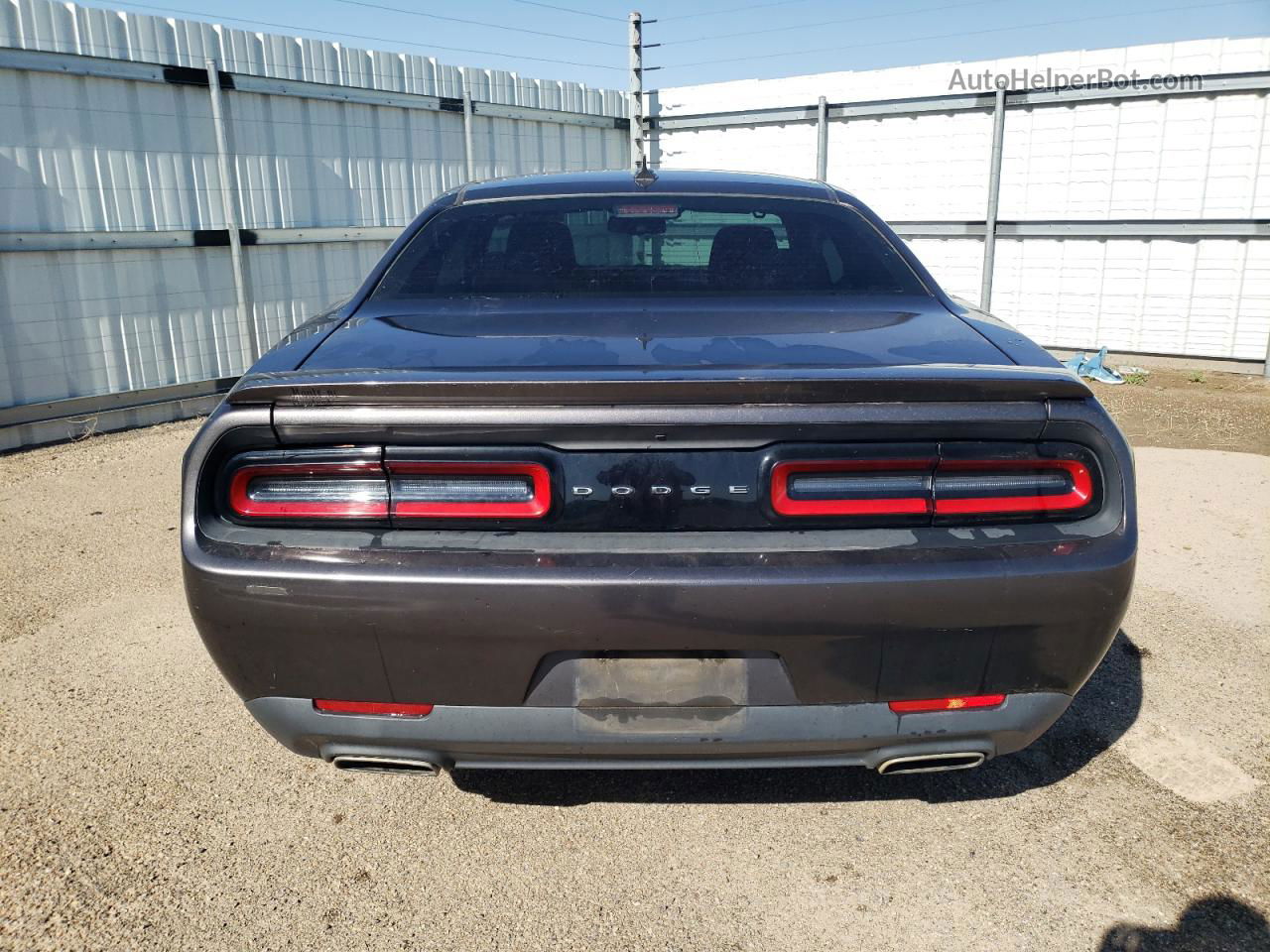 2015 Dodge Challenger Sxt Gray vin: 2C3CDZAG3FH783888