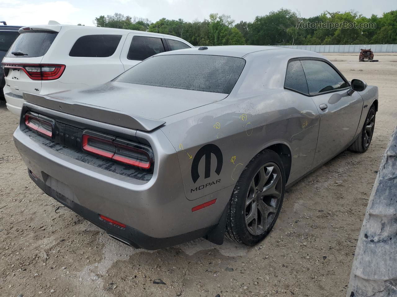 2015 Dodge Challenger Sxt Silver vin: 2C3CDZAG3FH839859