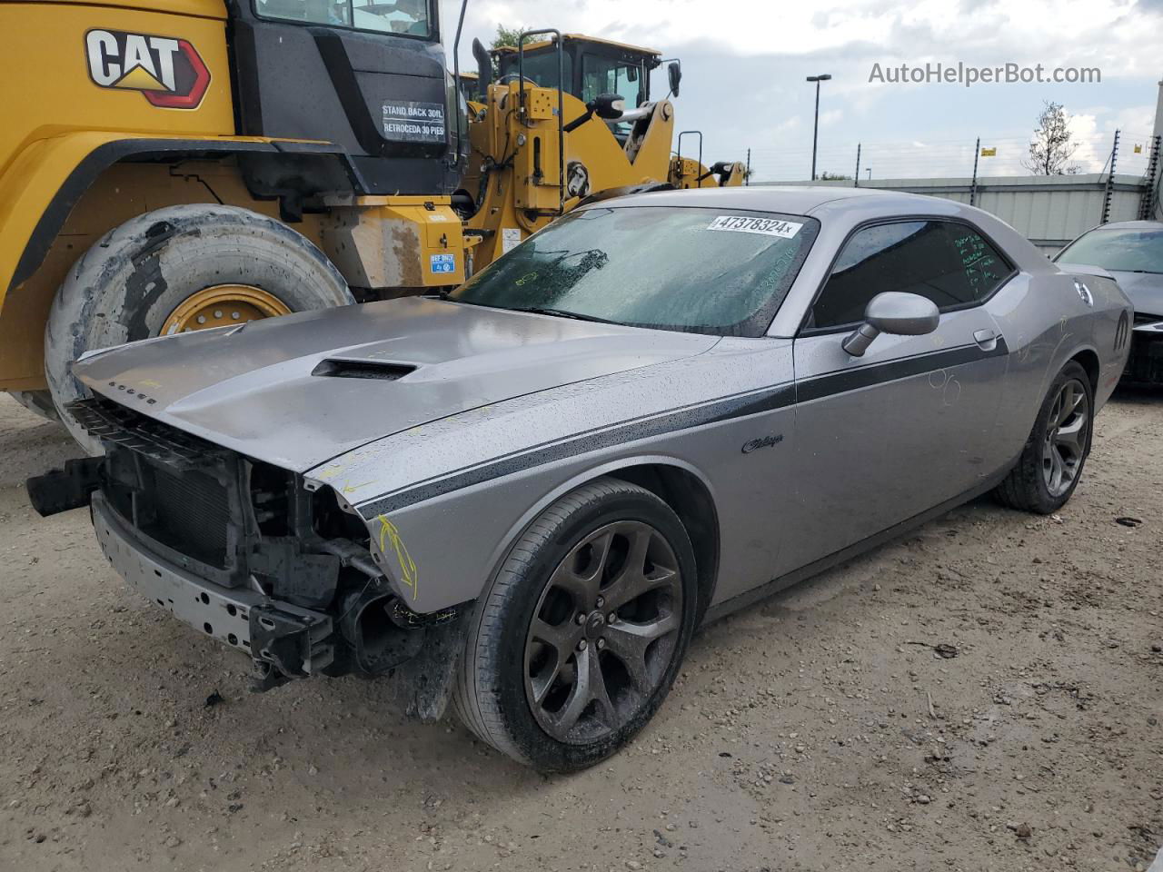 2015 Dodge Challenger Sxt Silver vin: 2C3CDZAG3FH839859