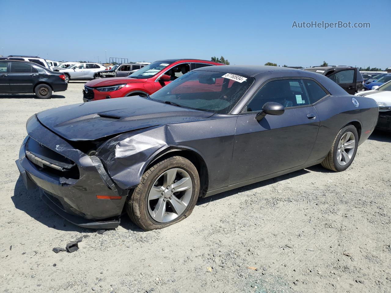 2015 Dodge Challenger Sxt Black vin: 2C3CDZAG3FH849954