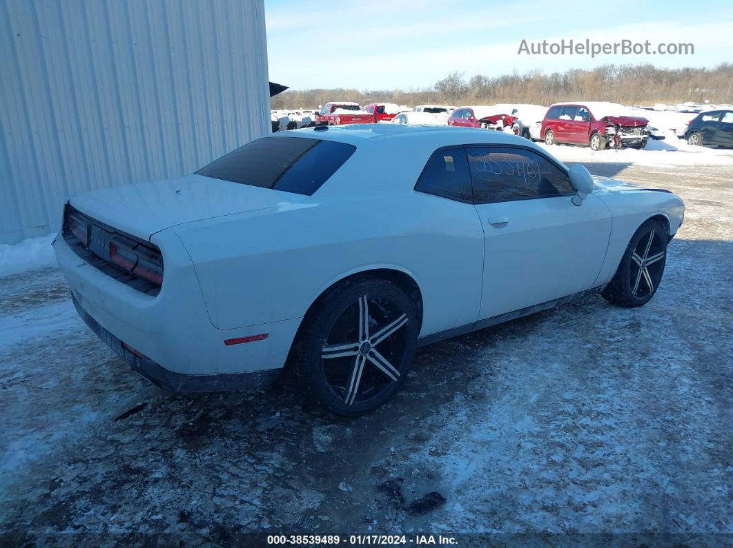 2015 Dodge Challenger Sxt Or R/t White vin: 2C3CDZAG3FH865166