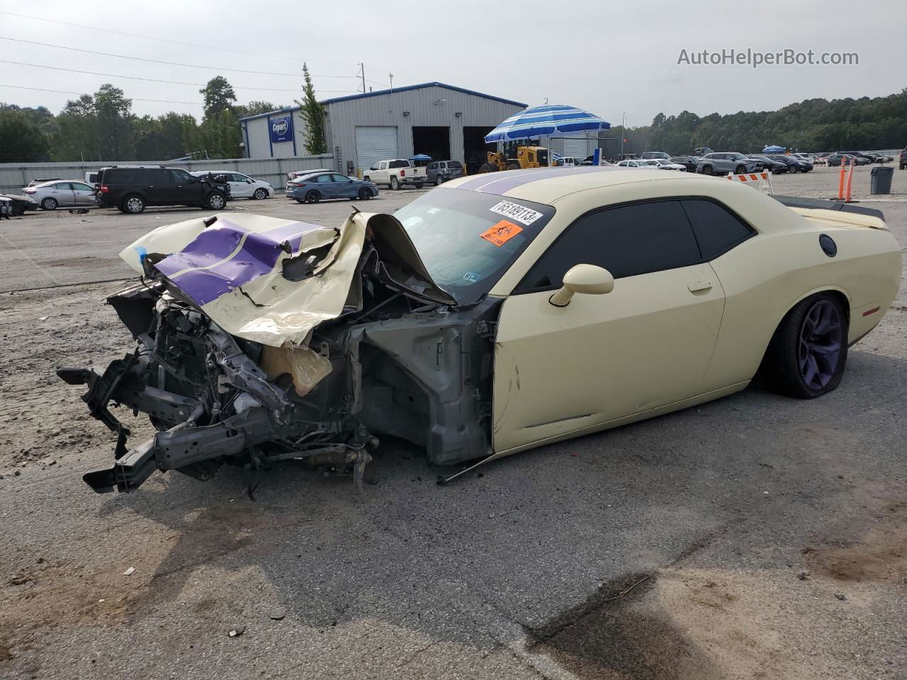 2015 Dodge Challenger Sxt Beige vin: 2C3CDZAG3FH874000