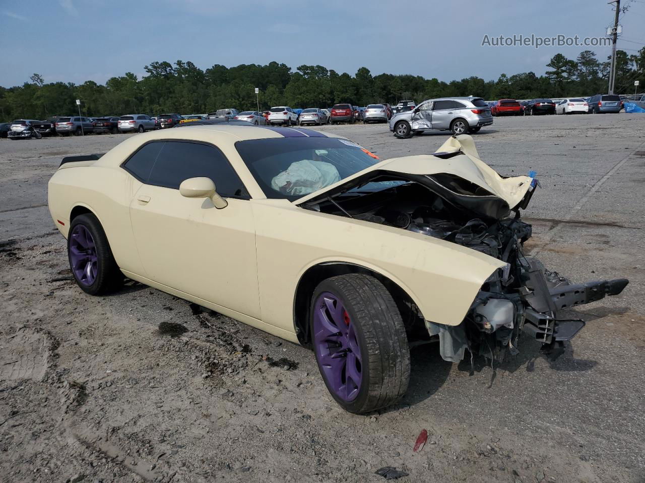 2015 Dodge Challenger Sxt Бежевый vin: 2C3CDZAG3FH874000