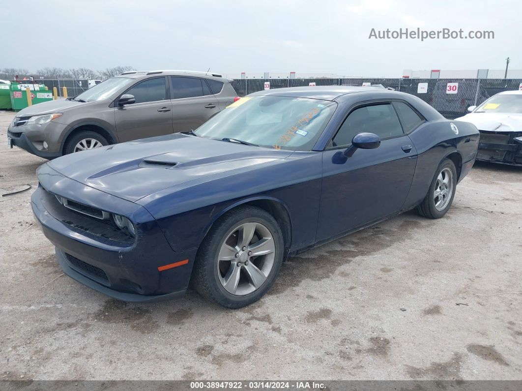 2016 Dodge Challenger Sxt Синий vin: 2C3CDZAG3GH101108