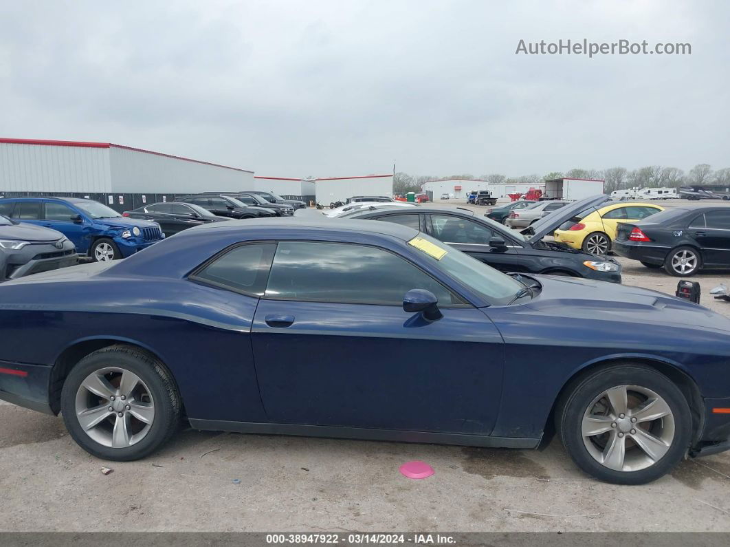 2016 Dodge Challenger Sxt Синий vin: 2C3CDZAG3GH101108