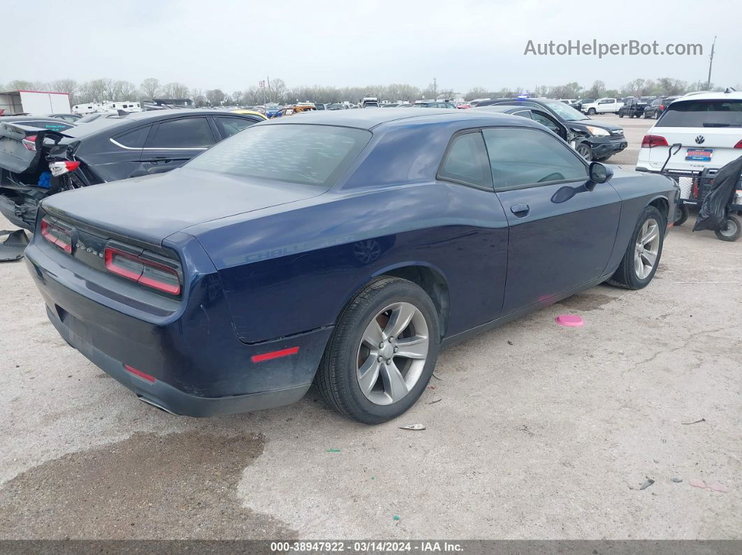 2016 Dodge Challenger Sxt Blue vin: 2C3CDZAG3GH101108