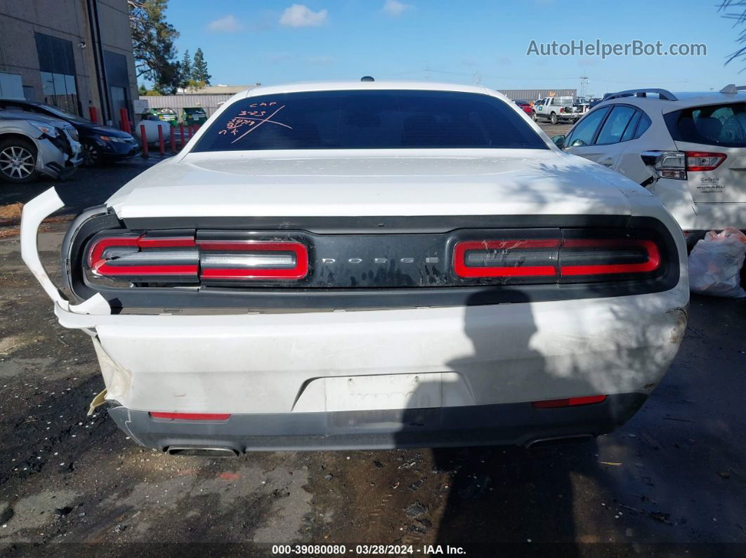 2016 Dodge Challenger Sxt White vin: 2C3CDZAG3GH177105