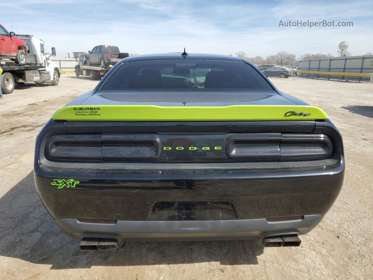 2016 Dodge Challenger Sxt Черный vin: 2C3CDZAG3GH195474