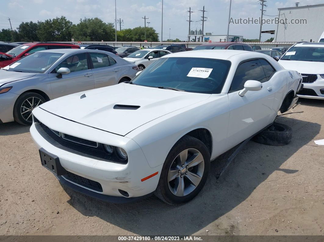 2016 Dodge Challenger Sxt White vin: 2C3CDZAG3GH200690