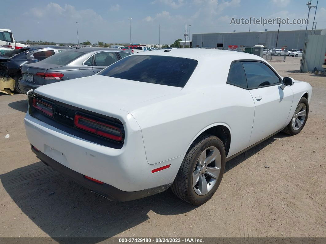 2016 Dodge Challenger Sxt White vin: 2C3CDZAG3GH200690