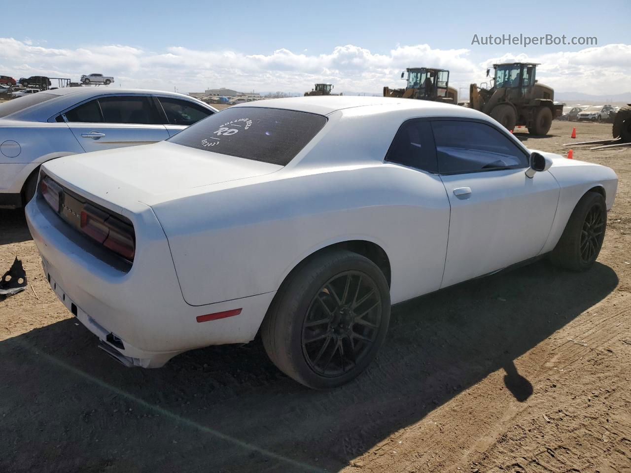 2016 Dodge Challenger Sxt White vin: 2C3CDZAG3GH231938