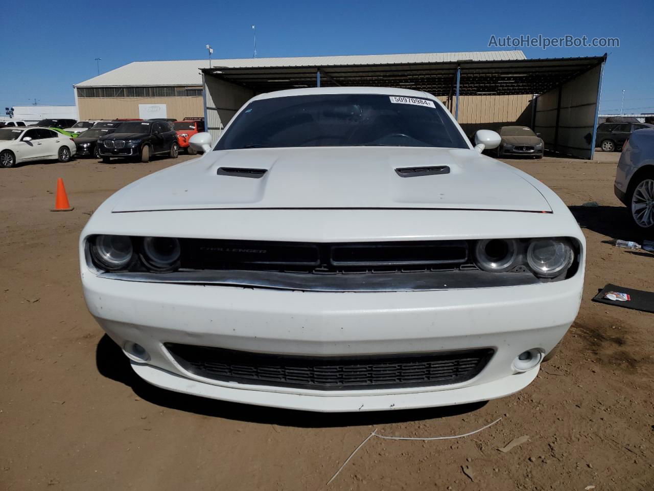 2016 Dodge Challenger Sxt White vin: 2C3CDZAG3GH231938