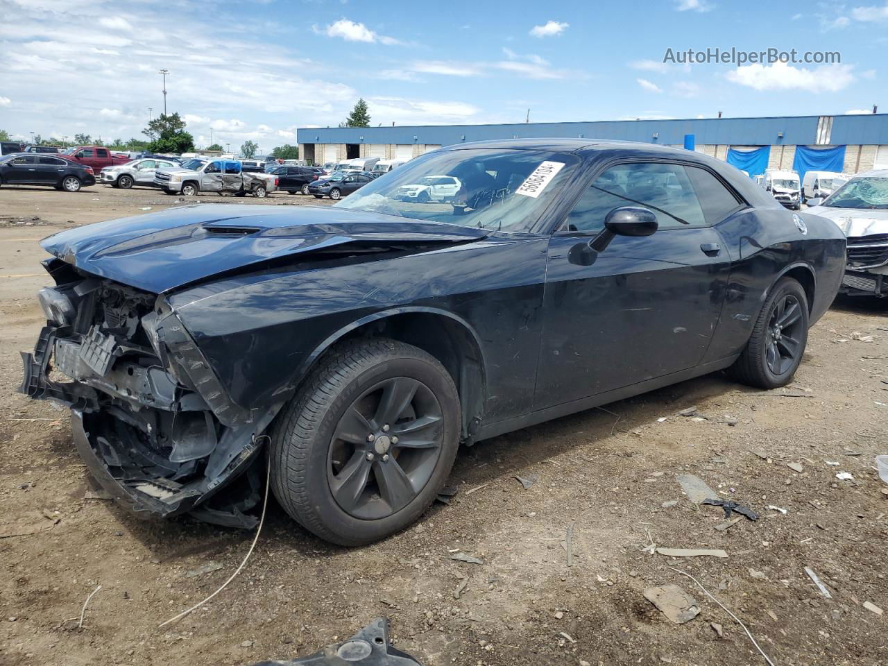 2016 Dodge Challenger Sxt Black vin: 2C3CDZAG3GH284994