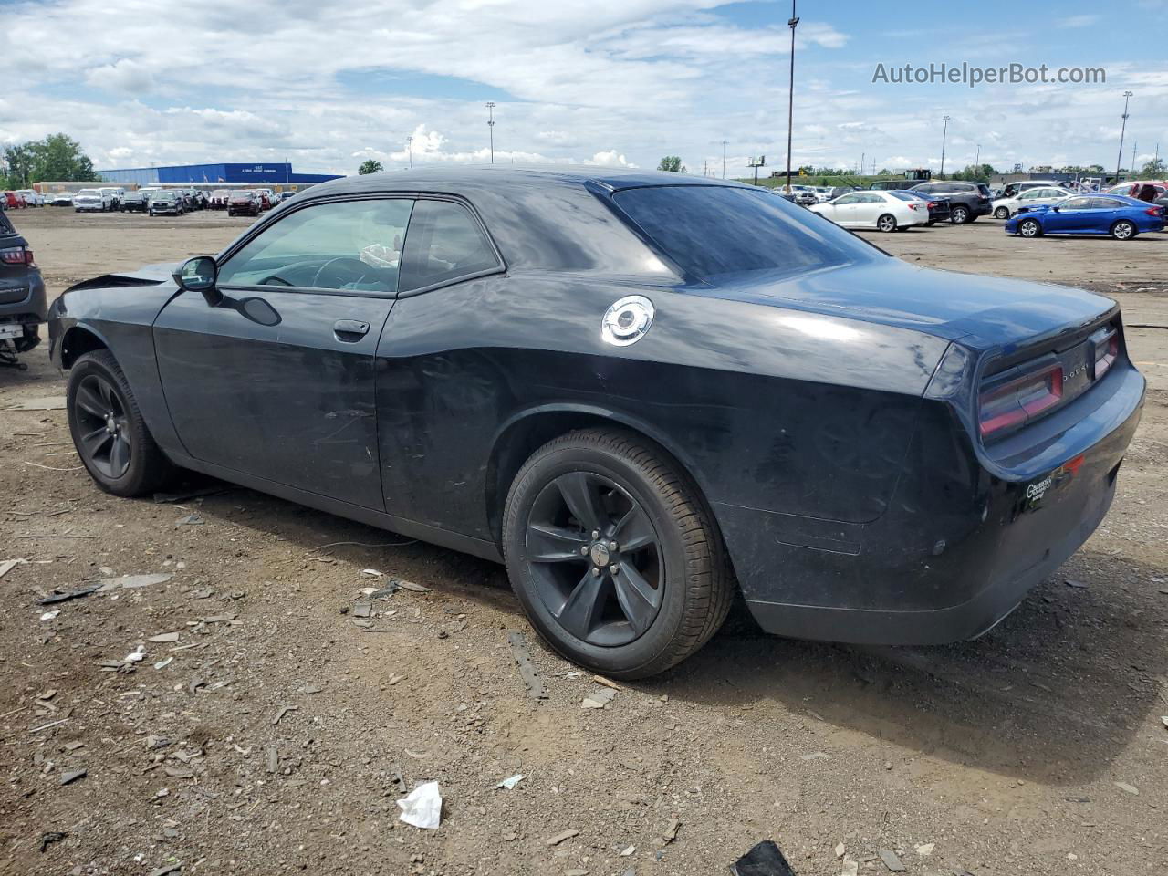 2016 Dodge Challenger Sxt Black vin: 2C3CDZAG3GH284994