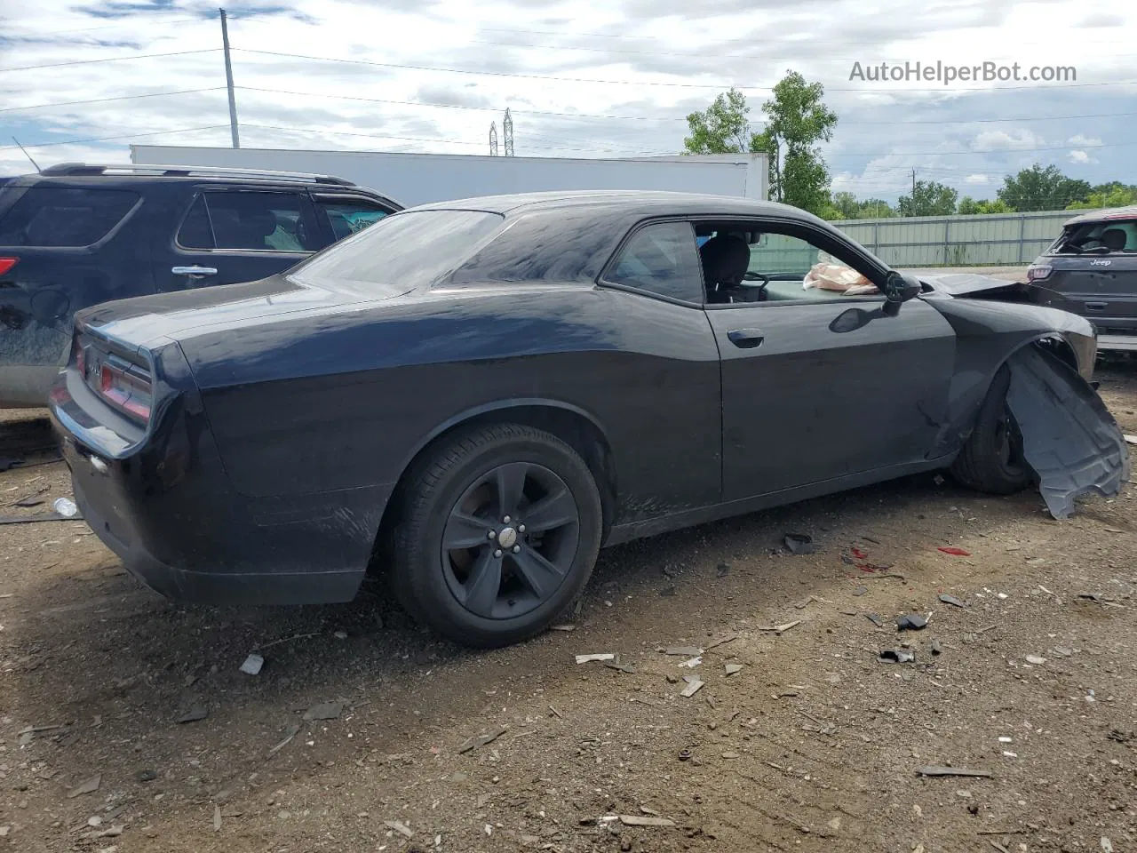 2016 Dodge Challenger Sxt Black vin: 2C3CDZAG3GH284994