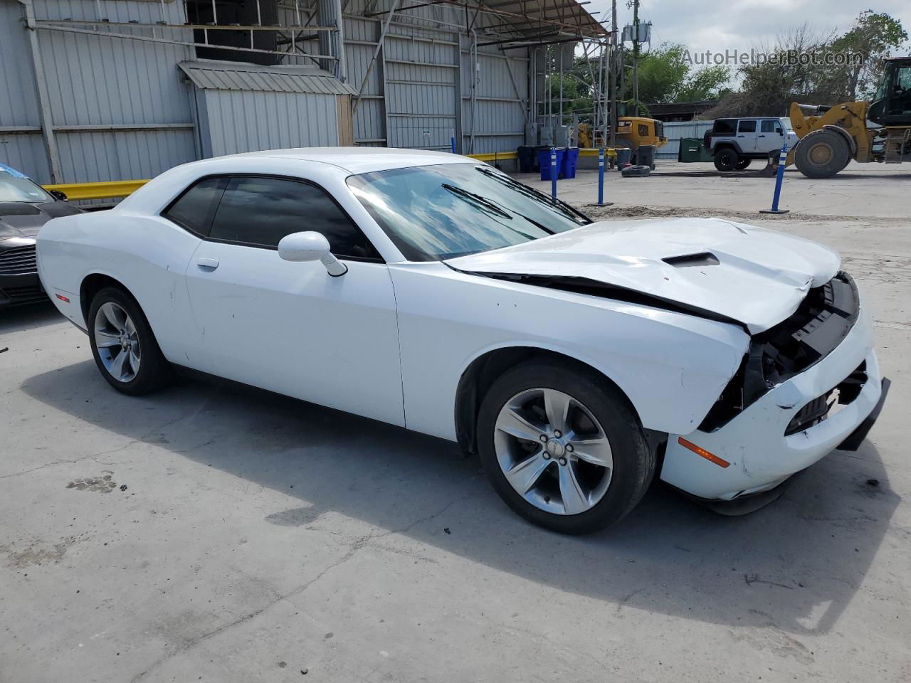 2016 Dodge Challenger Sxt White vin: 2C3CDZAG3GH290777